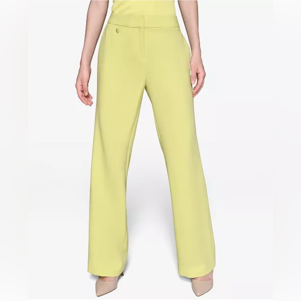 KARL LAGERFELD PARIS
Women's Full Straight-Leg Mid-Rise Pants